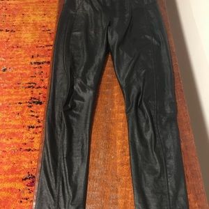 DAVID LERNER FAUX LEATHER LEGGINGS